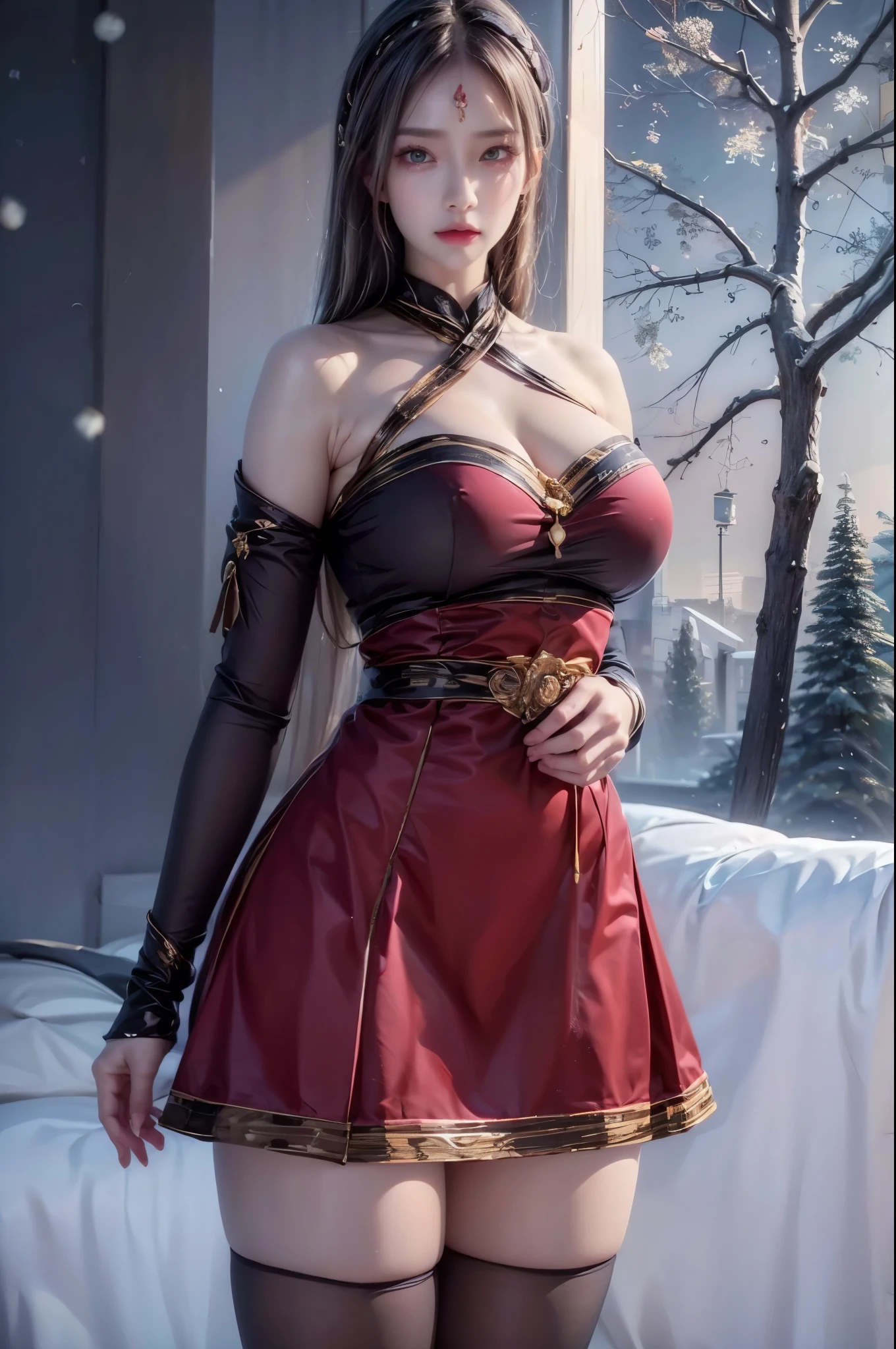 realistic, 1gril, per HD, 12k, wearing Allstars shoes, slim body, rather big body, six pack body, big round breasts, no clothes, beautiful breasts, looking at the camera, sitting on the sofa, long black hair, facial details, detailed person, body details, clothing details, hair details, body details, body details, breast details, vagina details, clothes, eye details, sweat details, water details, pose (knees bent and legs wide apart) whole body