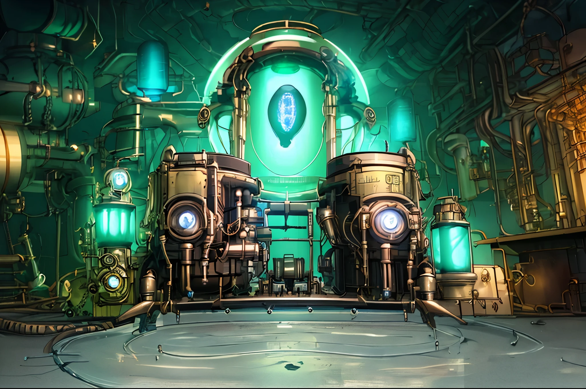 steampunk,reactor core,4k,8k,highest quality