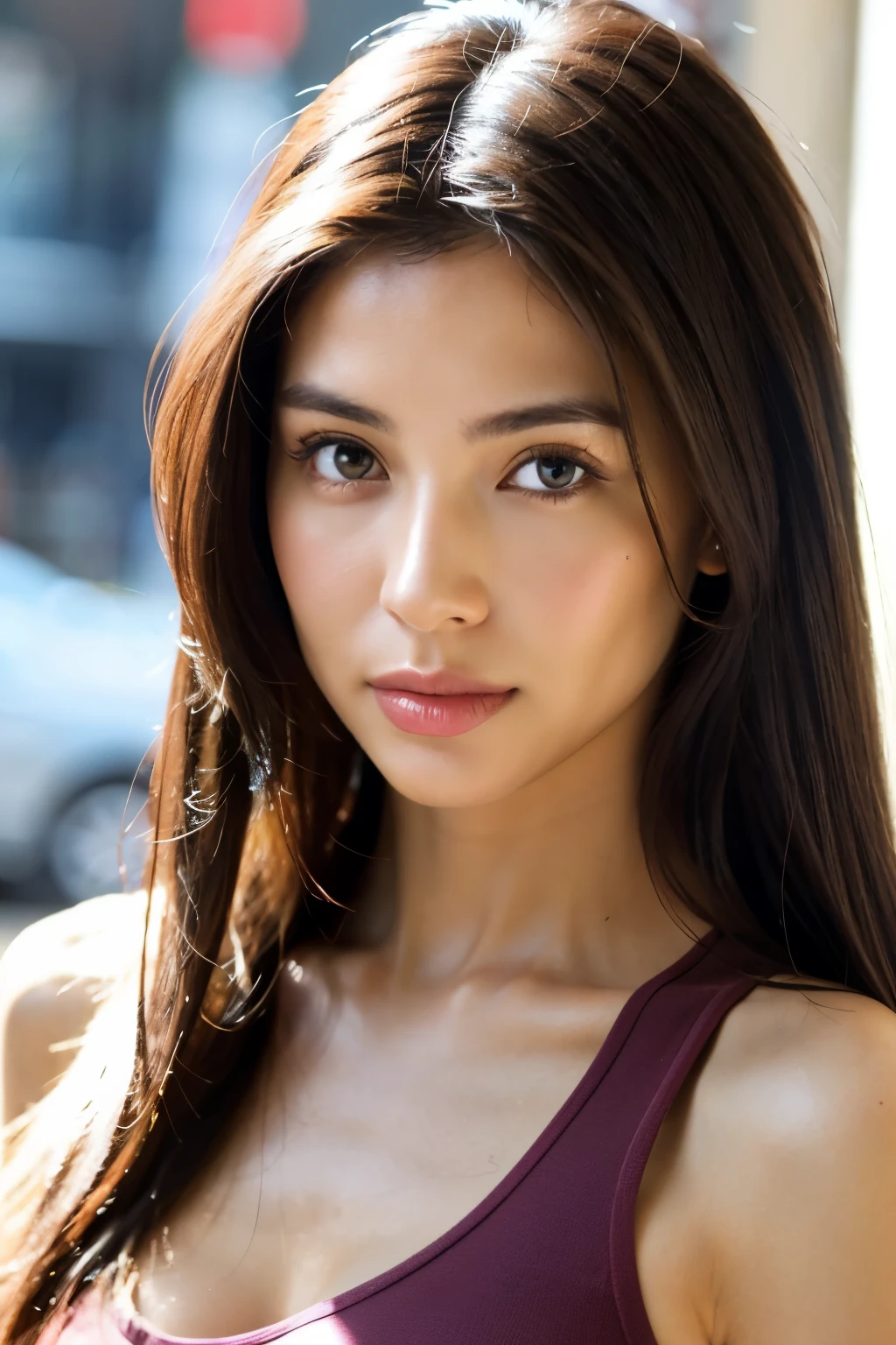 Attractive latina 30 years old thin tall long dark hair. Very realistic.