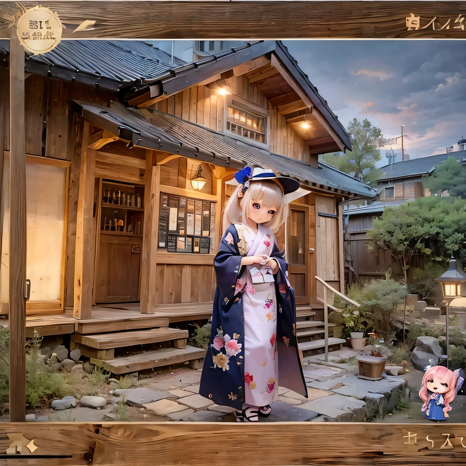 Ermine girls chibi
yukata Hot spring inn