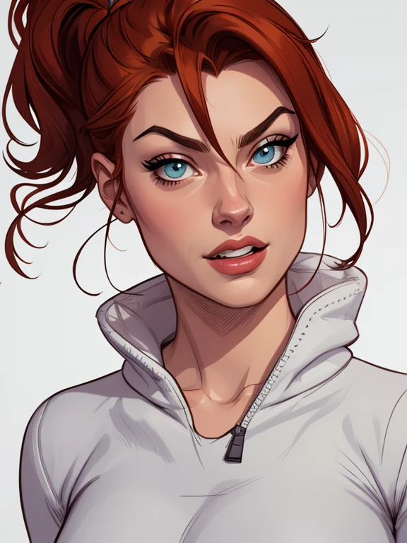 cartoon style:1.2), Brazilian cartoon image of a woman , sensual clothes , super cute girl, authoritarian would be facial expressioncartoon style illustration, cartoon art style, cartoon art style, digital illustration style, highly detailed character design, cute detailed digital art, City fan art, portrait character design, beautiful digital illustration, high-quality portrait, comic book art, character design portrait, white background Buso without clothes and medium breasts, beautiful and symmetrical body curves