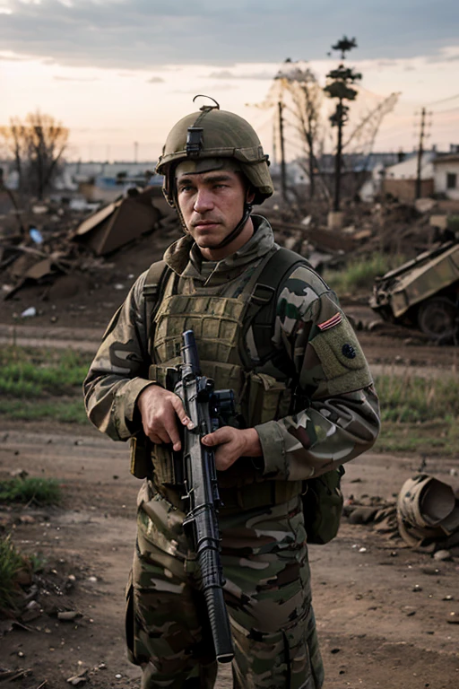 SOLDIER AT WAR UKRAINE