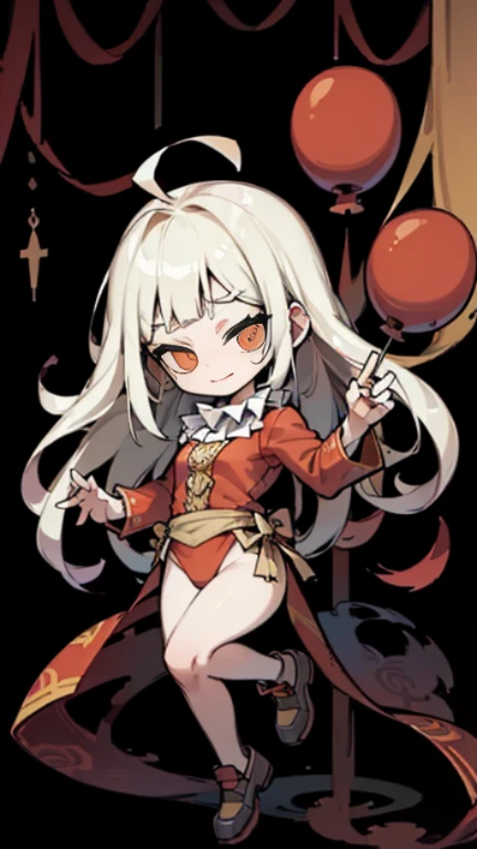 (,(masterpiece), (High resolution), (super delicate), (masterpiece: 1.2, highest quality), full body,(snap shot), circus、clown、clownメイク、balloon