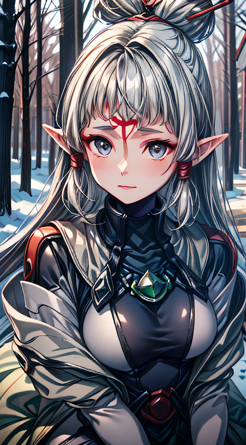 paya, cute elf, wariza,grass,sky,smile, intricate eyes,beautiful detailed eyes,symmetrical eyes,big eyes:1.5, cowboy shot, seductive eyes, sitting, ,intricate eyes,beautiful detailed eyes,symmetrical eyes,big eyes:1.5,(((lustrous skin:1.5,bright skin: 1.5,skin tanned,shiny skin,very shiny skin,shiny body,plastic glitter skin,exaggerated shiny skin,illuminated skin))),(detailed body,(detailed face)), cute, erotic,daring, (((medieval armor,adventurer man armor,winter coat))),(((intricate outfit,intricate clothes, embroidered outfit,ornate outfit,embroidered clothes,ornate armor))), (dynamic pose:1.0),(centered,scale to fit dimensions,Rule of thirds), ((snowy pine forest at night)), with dark stormy clouds,winter,scenery:1.25,((snow forest background)),Christmas tree, highres,sharp focus,(ultra detailed,extremely detailed),(photorealistic artwork:1.37),(extremely detailed CG unity 8k wallpaper),(((vibrant colors,vibrant theme))),(intricate),(masterpiece),(best quality),
