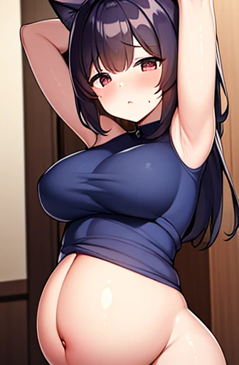 pregnant with many girls, Have cat ears,Pregnant, childbirth, work、A belly so huge that it can&#39;t exist in reality、Belly on the verge of bursting、Looks very painful、small face、Giant belly、Big belly、、masterpiece、very shy look、Are fat、Belly bigger than body、Exposed、big breasts、Very impatient、Being tortured with an enema、having sex、I&#39;m trembling