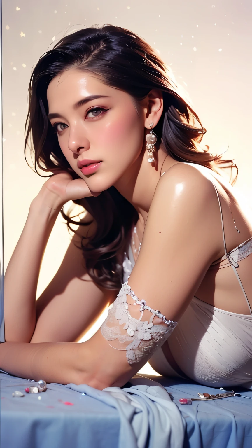 highest quality, table top, (realistic:1.2), 1 girl, detailed face, beautiful eyes, (table top:1.2, highest quality), (finely detailed beautiful eyes: 1.2), (very detailedなCGユニティ8k壁紙, table top, highest quality, Super detailed, best shadow), (detailed background), (beautiful detailed face, 緻密でbeautiful eyes), high contrast, (best illumination, very delicate and beautiful),1 girl,((Colorful paint splatter isolated on transparent background, dulux,)), dynamic angle, beautiful delicate shine, full body, cowboy shot, gray hair, purple eyes, highest quality, table top, (realistic:1.2), Lotus flower, fiery, In the night sky, full of stars, very detailed, ultra high resolution, super high quality,