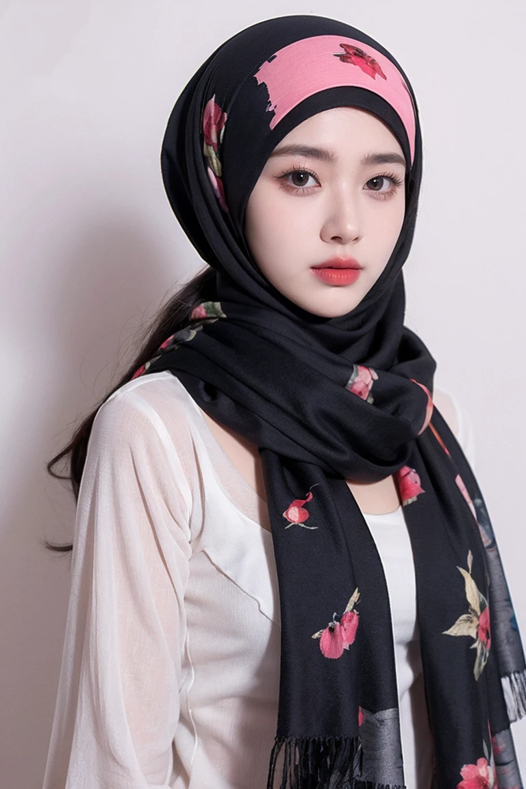 SC-165 80 Colors Malaysian High Quality Solid Color Soft Long Hijab Caps Underscarf Chiffon Print Women Muslim Scarf Women Hijab
