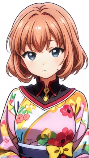 (Best quality, anime, Anime Art Style:1.2) , Young girls, white background, looking at viewer,