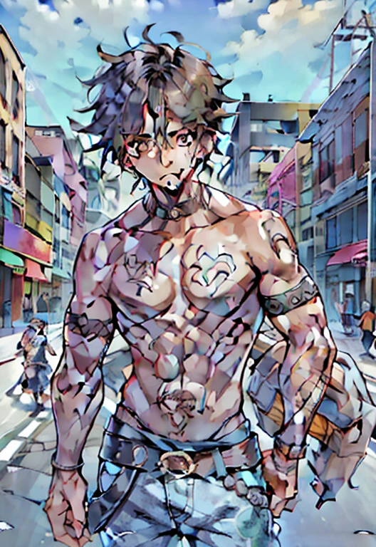 El **joven rapero y grafitero** left the rap club, the euphoria of battles still vibrating in his chest. Su **barba recortada** y su **cabello en un corte ninja** le daban un aire misterioso. He dressed with **ropa urbana**, una mezcla de **colores vibrantes y oscuros**, como si la ciudad misma hubiera impregnado su estilo.
In the alley, la **oscuridad** se cerraba a su alrededor. The neon lights flickered, creando sombras que bailaban al ritmo de su adrenalina. Pero algo estaba mal. **Ocho hombres desconocidos** they had gathered there, their hostile gazes fixed on him. No eran fans de rap; They were something more dangerous.
The gang leader, un tipo corpulento con tatuajes en los brazos, he was ahead. "What are you doing here, flacucho?" he growled. "Este es nuestro territorio."
El rapero se mantuvo firme, his voice calm but full of determination. "No busco problemas", dijo. "Solo quiero pasar."
"Passing by here?" The man laughed. "Not so fast. Queremos divertirnos contigo. What are you saying, chicos?"
Los otros hombres se acercaron, his fists clenched. The rapper calculated his options. I couldn't run; They were blocking the only exit. Pero no iba a dejarse intimidar.
"did you know?" dijo, his voice rising. "Tengo una rima para ti". He cleared his throat and started rapping:
*"In this dark alley, ocho sombras me rodean,*
*pero mi flow es afilado, como cuchillas de katana.*
*No vine a pelear, solo a rimar y brillar,*
*so back off, or you will regret it."*
Los hombres se miraron, sorprendidos. El líder he growled y dio un paso adelante. "Eres valiente, flacucho. Pero no puedes escapar."
The rapper smiled. "Who said I wanted to escape?" Y con eso, went on the attack, sus palabras como balas, your style like a hurricane. The eight unknown men did not know what awaited them.
in that alley, under the neon lights, The rapper and graffiti artist became a legend. Su **flow** era su arma, su **rima** su escudo. And while the fists flew and the words cho