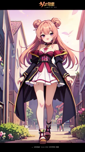 (Best quality, anime, Anime Art Style:1.2) , Young girls, fantasy outfit, full body,