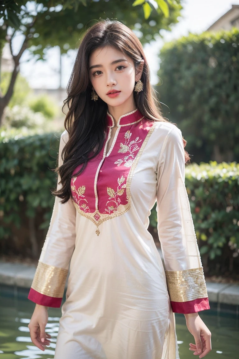 Magenta viscose-cotton kurta with beige, golden prints ad embroidery. It's a great choice for formal occasions or casual days.
Specifications
Magenta
Viscott (Viscose & Cotton)
Hand Embroidery
A-Line
Band Collar
3-Quarter Sleeve
Long
Hand Wash With Mild Detergent In Cold Water