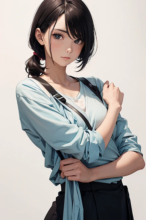 Patient with one arm in a sling