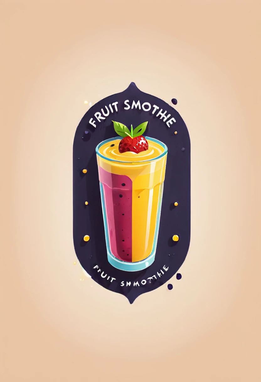 Make a logo of "Fruit Smoothie"