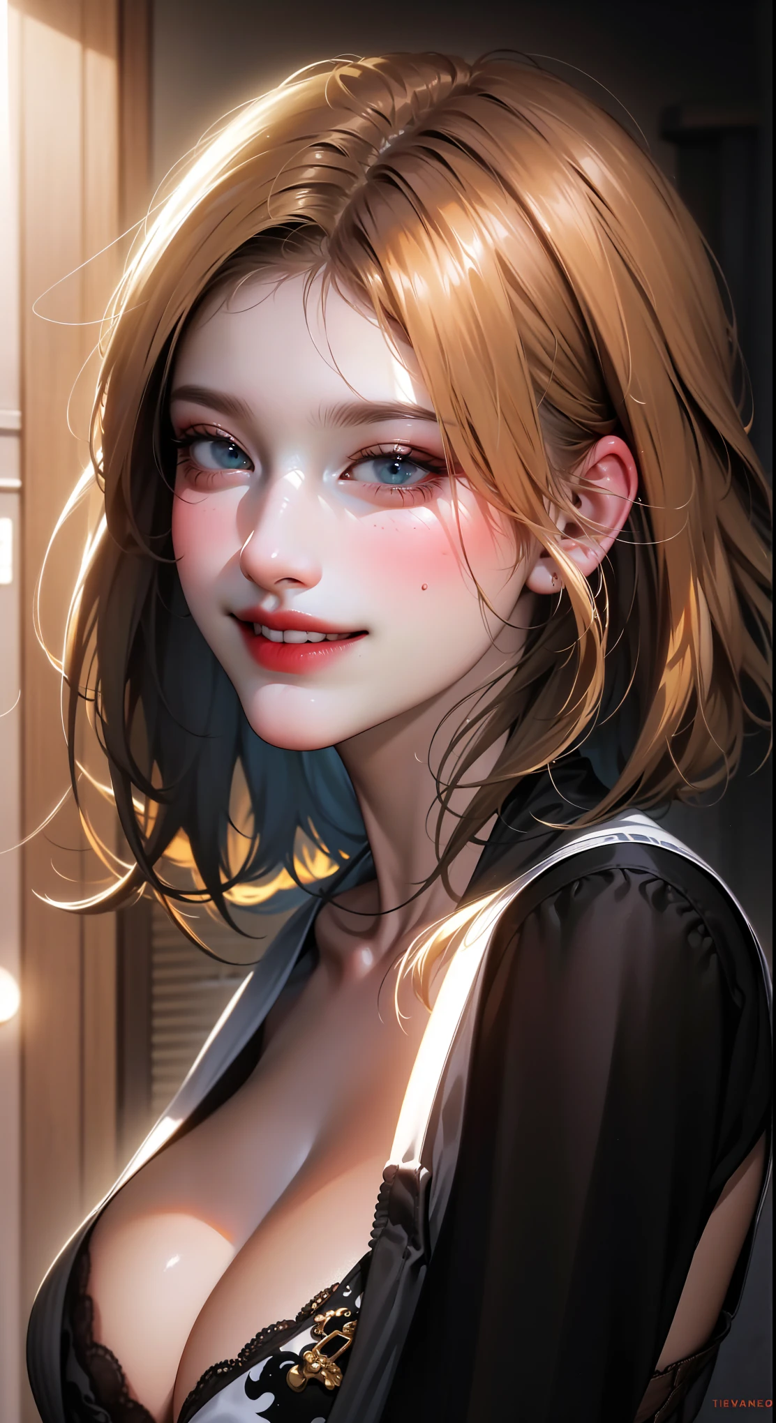 (Representative works: 1.3), (8K, realistic, RAW photo, best image quality: 1.4), (30 year old mature woman),small face, beautiful face, (realistic face),no makeup、natural makeup、light makeup、 (Dark brown, short hair: 1.3), beautiful hairstyle, realistic eyes, detailed and beautiful eyes, (realistic肌), beautiful skin, (sweater),、Bust A cup、 confused, charm, 超High resolution, Super realistic, High resolution, golden ratio, ff tifa