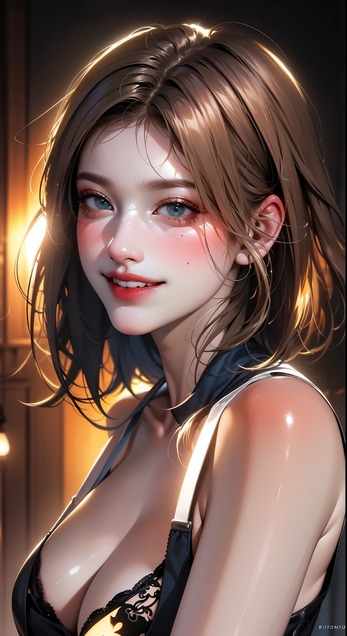 (Representative works: 1.3), (8K, realistic, RAW photo, best image quality: 1.4), (30 year old mature woman),small face, beautiful face, (realistic face),no makeup、natural makeup、light makeup、 (Dark brown, short hair: 1.3), beautiful hairstyle, realistic eyes, detailed and beautiful eyes, (realistic肌), beautiful skin, (sweater),、Bust A cup、 confused, charm, 超High resolution, Super realistic, High resolution, golden ratio, ff tifa