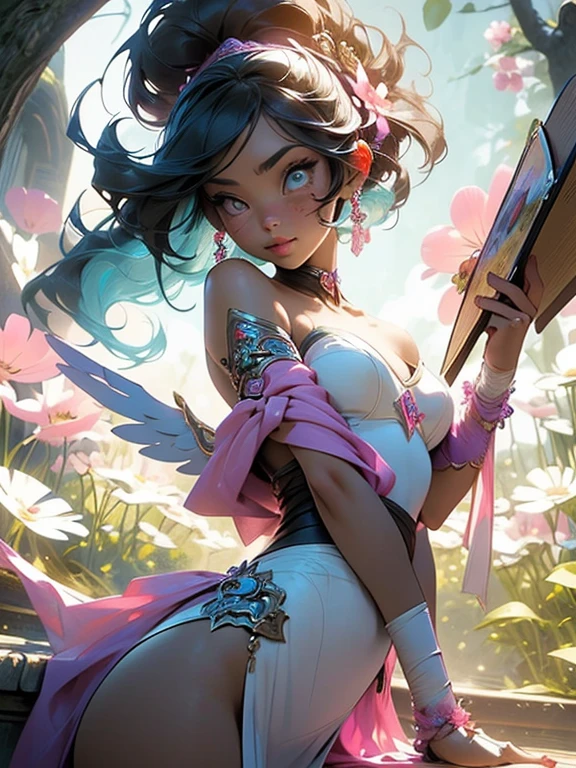 cyborg peacock girl
