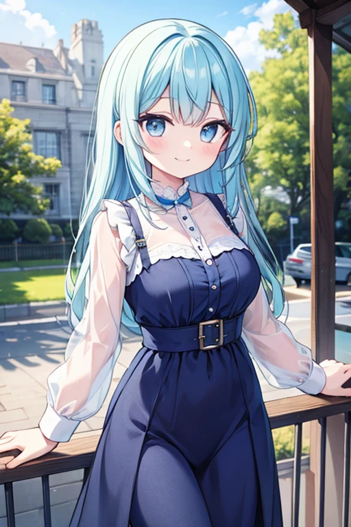 woman smile Hair pale blue Clothing Sheer