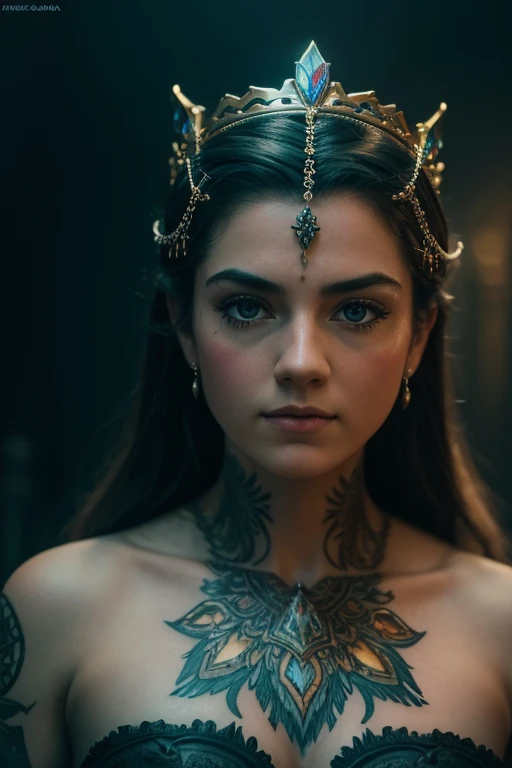 8K, ARTISTIC photogrAphy, best quAlity, mAsterpiece: 1.2), A (potrAit:1.2) Don Bluth Style doll, in a Dragon's Lair, full body RAW candid cinema, 16mm, color graded portra 400 film, remarkable color, ultra realistic, sad admosphere, dark lighting, oppressive atmosphere, depressive colors, kodak portra 400, photograph,r, Natural Light, Salvatrucha tatoos, Crown Metal, Pinhead lighgts, blur reflection, Brush Strokes, Smooth, abstract, Splatter, Oil On Canvas, rainbow colors, fractal isometrics details bioluminescens : a stunning realistic photograph of wet bone structure, 3d render, octane render, intricately detailed, titanium decorative headdress, cinematic, trending on artstation | Isometric | Centered