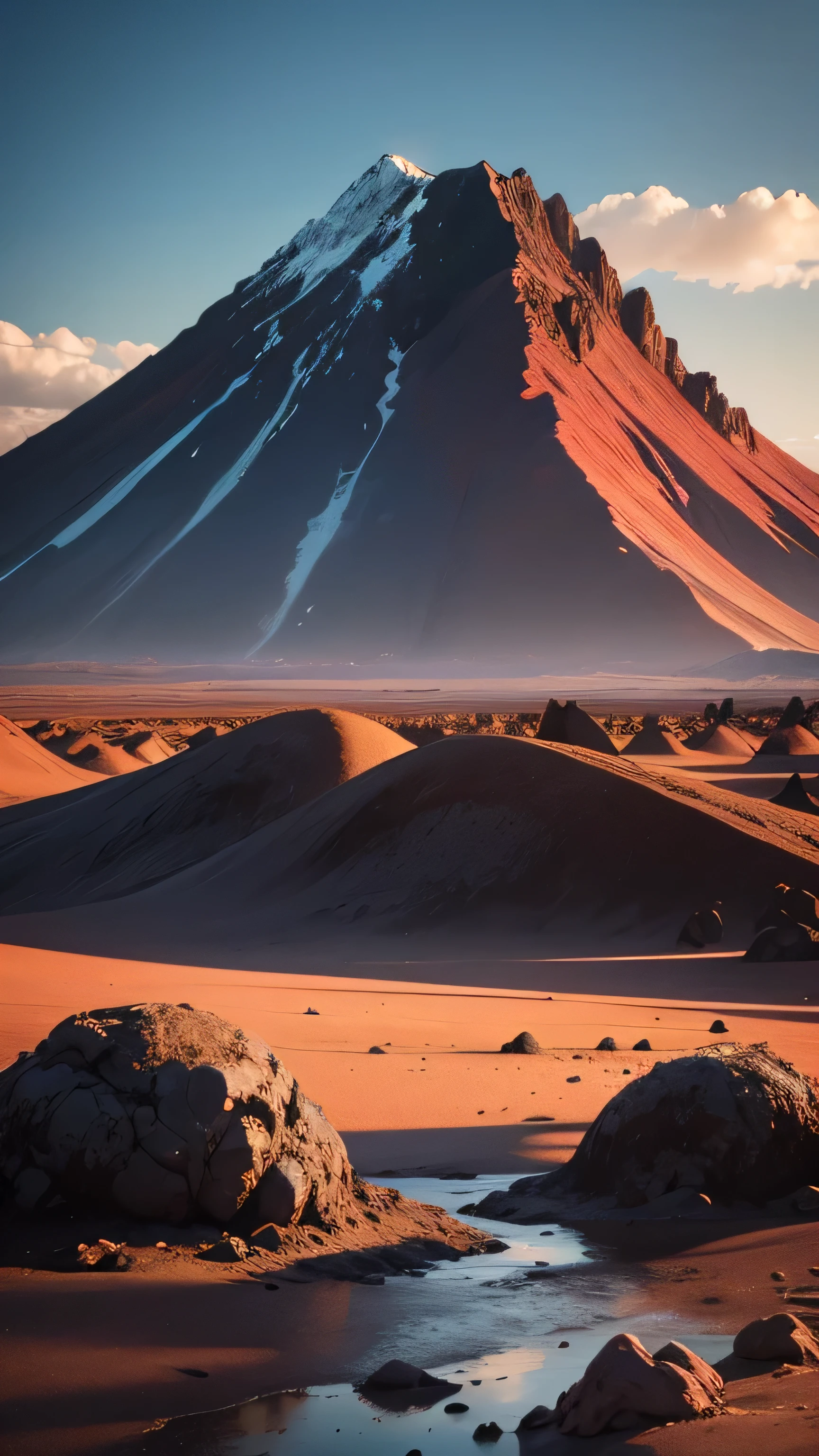 Lapindo mud, lava, mountain, 8k, high quality