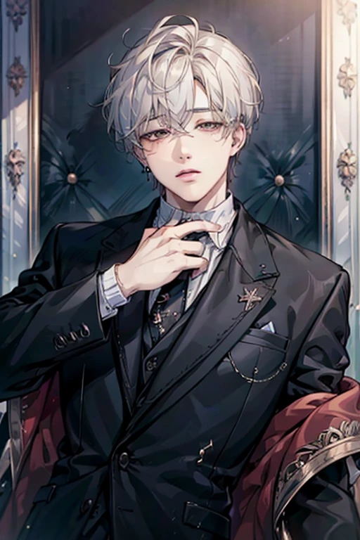 masterpiece, masterpiece_portrait, distinct, distinct_image, high_resolution, highres, high_quality_anime, high_quality, hyper_detail, finely_detailed, men, btsjimin, a man in a suit, 