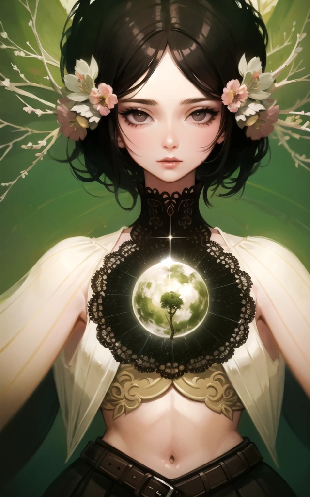 (Illustration:1.3) beautiful planet earth with flowers and plants sprouting spring day (by Artist Anna Dittman:1), (((masterpiece))), (((best quality))), ((ultra-detailed)),(detailed light),((an extremely delicate and beautiful)),
