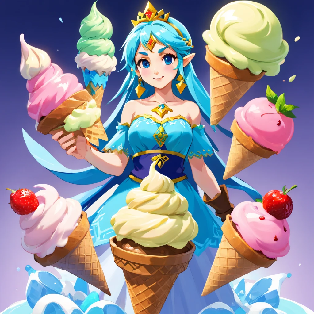 ice cream woman