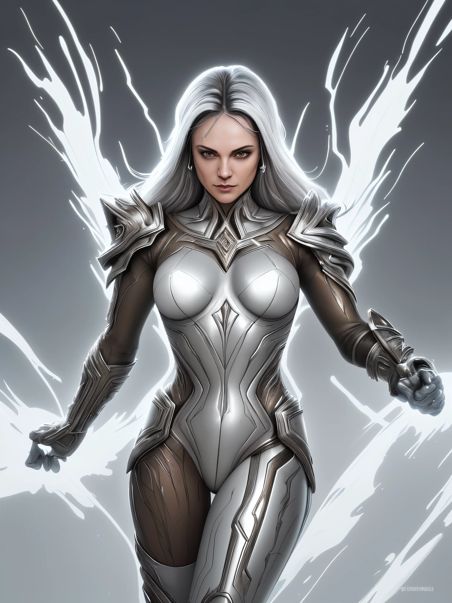 Uma moldura retangular com uma textura de metal digital art. The frame is robust and has cracked details on the edges. O metal tem um brilho sutil, refletindo a luz ambiente. The background of the image is completely white, destacando a moldura de metal. Splash art 
