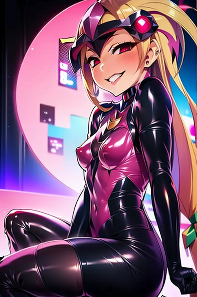 mature Waifu milf, masterpiece, curvy, breasts, red moon, full evil moon, gloves, 1girl, clenched teeth, cleavage, large evil roll_exe_megamanbn,(helmet),blonde hair, long hair, leotard,evil red eyes,pink bodysuit, bodysuit, breasts, teeth, ((evil roll_exe:1.2)), ((big breasts:1.4)), rule34, corruption, evil fall, bad end, clenched hands, night,, ((pink bodysuit:1.4)), (white skin:1.4), clenched hand, (((long blonde hair:1.5))), solo, angry, lip biting, official illustration, illustration, detailed face, beautiful intricate eyes, voluptuous, chubby, curvy milf, 1:2), closeup, (official:1.4), cartoon ,dynamic composition, ( solo:1.4),{nsfw}, masterpiece, ultra-detailed, hentai(style), (dark heroine:1.2) dominatrix, bad end, by satou_kuuki, mature female, standing, full body, looking at viewer, corruption, contrapposto, dark-skinned female, mind break, evil smile, lips, eyelashes, erect nippels visible through clothing, evil grin, sexy, evil red eye, pubic tattoo, dark aura, crotch_tattoo, venus body, anime face, moe, impossible clothes, used condom, slutty, evil red moon, full moon, (night:1.1),best quality, (beautiful lighting:1),, corruption, evil smile, evil grin,, pussy juice, cum dripping, succubus tattoo