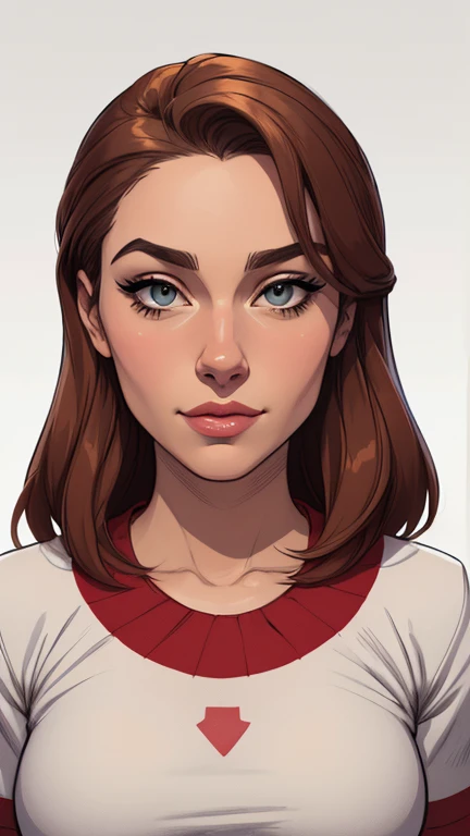 estilo de desenho animado:1.2), Dominika Paleta mulher Imagem de desenho animado de uma mulher , roupas sensuais , garota super fofa, authoritarian would be facial expressioncartoon style illustration, estilo de arte dos desenhos animados, estilo de arte dos desenhos animados, digital illustration style, design de personagens altamente detalhado, arte digital detalhada fofa, City fan art, design de personagem retrato, beautiful digital illustration, retrato de alta qualidade, arte em quadrinhos, retrato do design do personagem, white background Buso without clothes and medium breasts, beautiful and symmetrical body curves