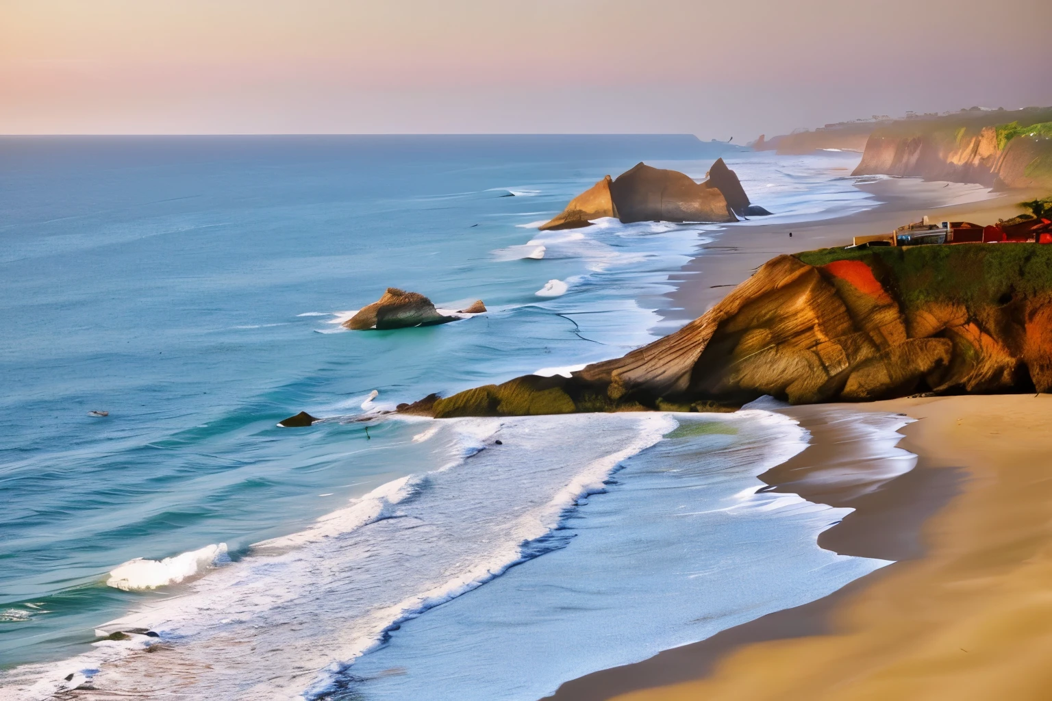 beach:%20Scenes%20from%20coastal%20areas,%20with%20sandy%20shores,%20rolling%20waves,%20and%20scenic%20vistas.