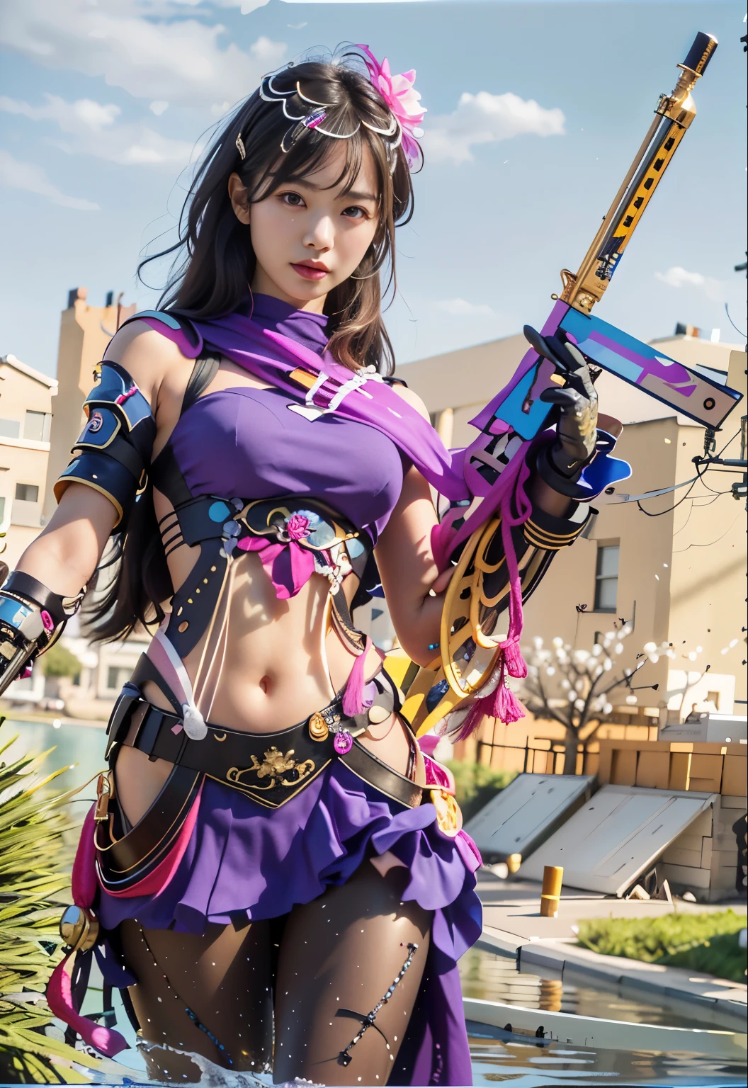 japanese girl, extremely cute face, skinny body, flat chest, extremely ultra detailed face, extremely ultra real skin, extremely ultra detailed eyes, extremely ultra surrealism, (masterpiece, best quality:1.2), octane rendering, (8k, uhd, ultra high res), (super realistic details), highly intricate detail, super real texture, professional lighting, (realistic:1.3), (RAW photo:1.2), (photorealistic:1.5)