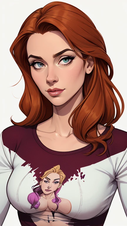 estilo de desenho animado:1.2), estilo Cartoon Atriz  Cristina Riccimulher Imagem de desenho animado de uma mulher , roupas sensuais , garota super fofa, cartoon style illustration, estilo de arte dos desenhos animados, estilo de arte dos desenhos animados, digital illustration style, design de personagens altamente detalhado, arte digital detalhada fofa, City fan art, design de personagem retrato, beautiful digital illustration, retrato de alta qualidade, arte em quadrinhos, retrato do design do personagem, white background Buso without clothes and medium breasts female character from The Lord of the Rings Cartoon style