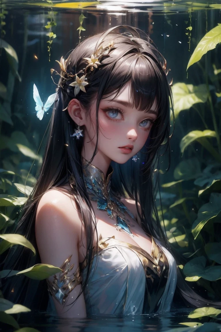 (((Masterpiece, top quality))), (((32K wallpaper))), ultra high resolution, Woman covered with flowers all over, (((A woman whose flowers bloom from her whole body))), Filled with a large number of flowers, (((Black and white only))), line drawing, (((Whole body is a futuristic ultra detailed and complex machine))), small breasts, Bright eyes, highlights, ultra detailed eyes, beautiful face, cowboy shot, (((Background white only))), (((Hat with flower motif))), (((close-up)))