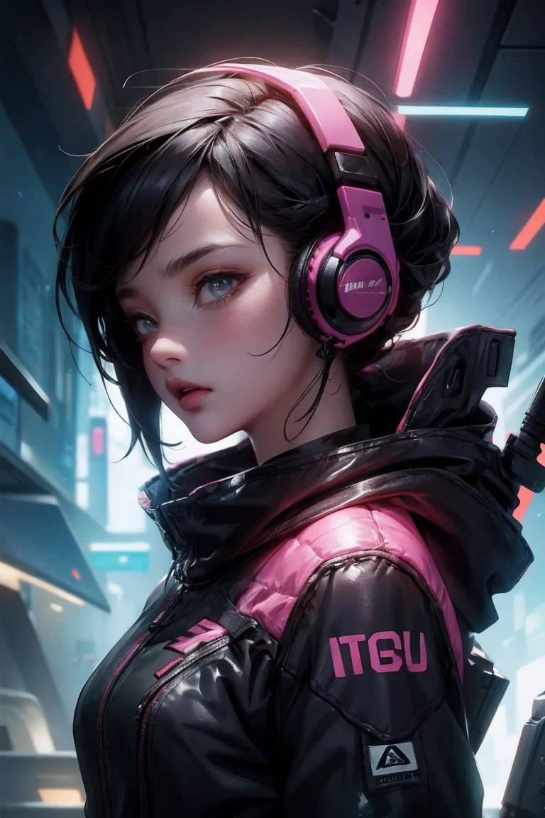 ((Masterpiece)), (Best Quality), (Cinematic),(highly accurate drawing in every detail)(extremely precise representation)full_body_portrait,cyberpunk retro future vibe,, a stunning space invader chtulhu(h.p. lovecrafts necronomicon, elder god)(tentacles on mouth, octopus-like) with magenta and black stripes in fur dressed in cool spacy synthetic orange and neon-yellow thick fabric space-suit with several glowing markings and nozzles,hoes and mechanic parts and accessoires(helmet) holding futuristic gun