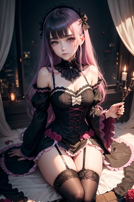A sexy、Glamour、A slight smil、garterbelts、knee high socks、panthyhose、Beautifying the world、Unhappy、Lament my night's fantasy、Beautie、Beautiful shape、wretched、ghosts、wraiths、Evil Spirit、Beautiful、boredom、Unusual beauty、Bewitching、Fornication、Hard Dark Gothic Makeup、Maniacal、Deep night sky、horor、bell sleeves、Wizard Sleeve、twin-tail hair、Black Dark Eyeshadow、Visual Lock、slaves、crying how bright、mourn、Sad songs、Good skin luster、Lace pink、Long hair straight hair、Dark Gothic Makeup、Dark smile、An abnormal、Restless Palace、Kamimei、Pleasant look、Fragrant beauty、Smell、lovely、Kiss Face、age19、carriage、Lying、seductiv、from below looking up、 slightly plump thighs、Strong sexual pleasure、masturbation、A look of shame、open your legs a little、maid clothes、Dark Gothic、Longer dress、Gothic lolita、toilet、Toilet room、bath room、Get on your knees、Angle from below、An anguished look that seems to leak pee、Pink hair、Rub your crotch and feel good、It's a face that looks like it's going to sexually.、Stained glass background、closing eye、s asleep、Open your mouth wide、Glitter of sweat on the thighs、Glitter of sweat on the face、Glitter of sweat on your shoulders、