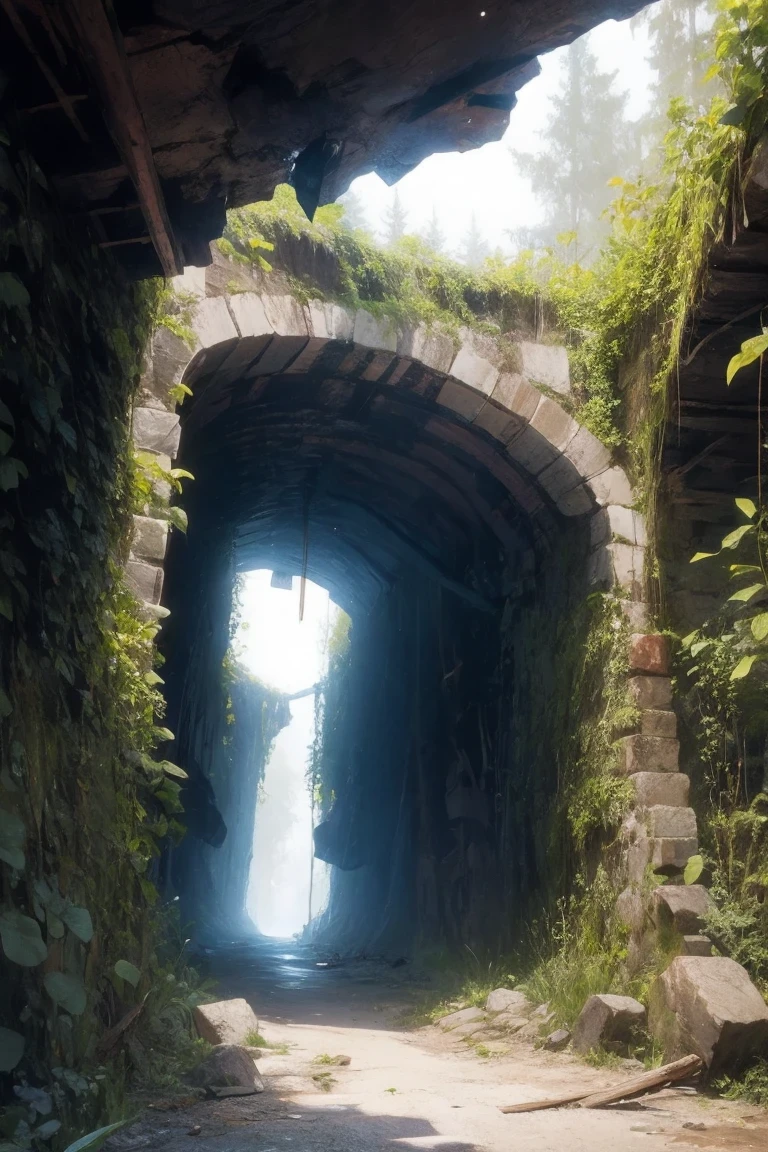Abandoned Cave: Novel style, unparalleled, mystery, Unique, unique location, closure, horizontal view