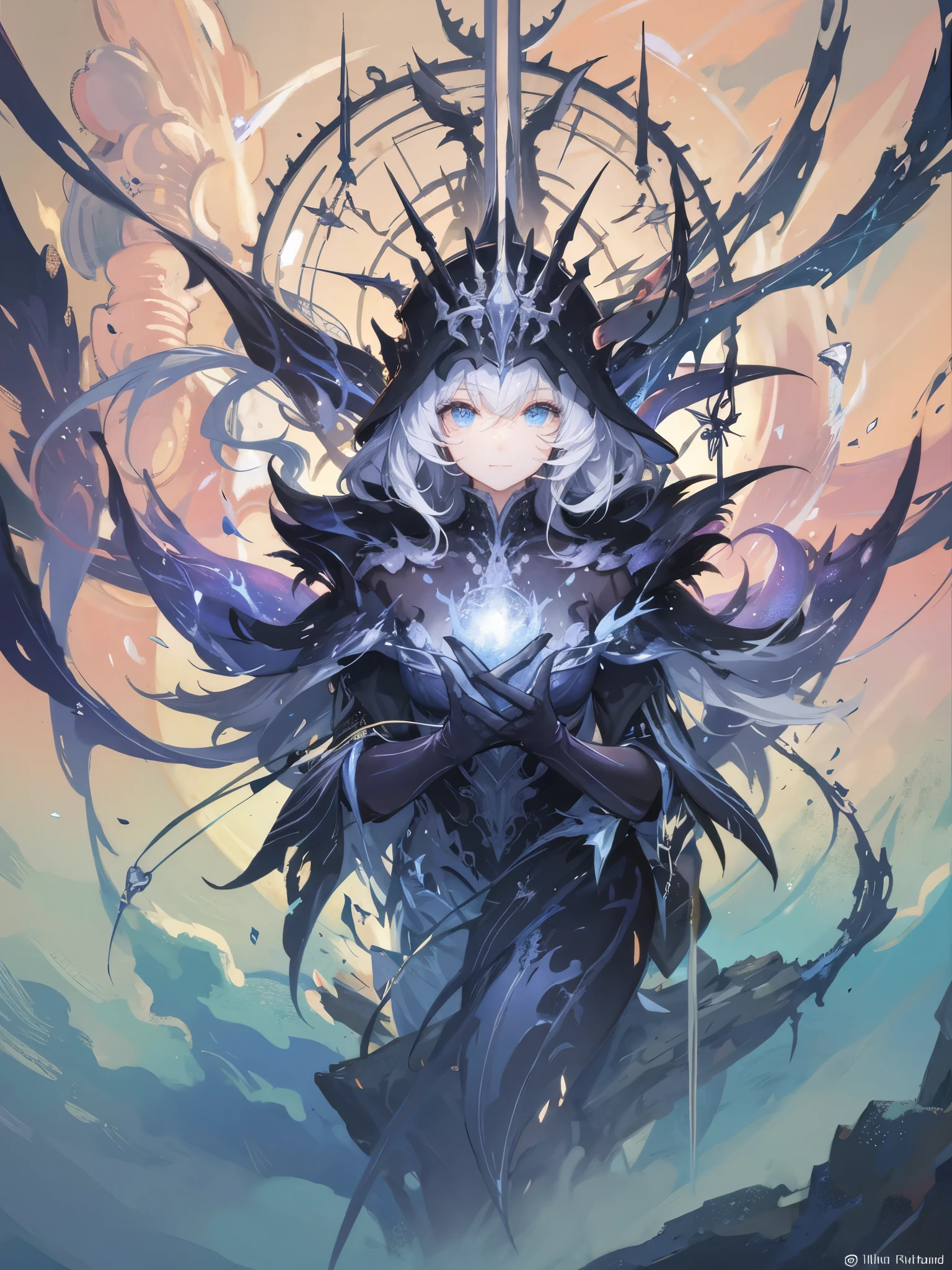 ((highest quality)),(ultra high resolution),(Super detailed),(detailed description),((best CG)),(best work of art),super precision art,amazing drawing art,(Fantasy art with intricate detail:1.5),