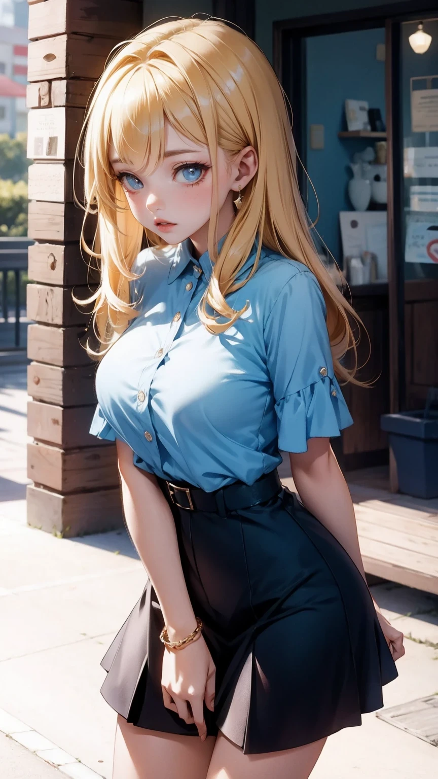 Cute Girl, (1 girl), (((alone))),have, ,