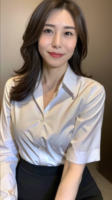 最high quality, 8k, Vibrant, Sharp focus, high quality, High resolution, 40 years old, (Whole Body Ezbian), (High heels face detail, Highly detailed eyes, ((big 1.6))、(((Large Breasts)))、((Black leather clothing))、((Roppongi cityscape))、((spring))、