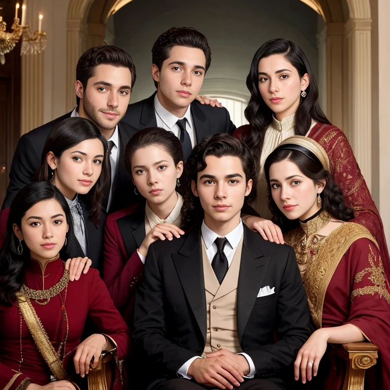 a rich group young Asmonean jew, focus on the character
