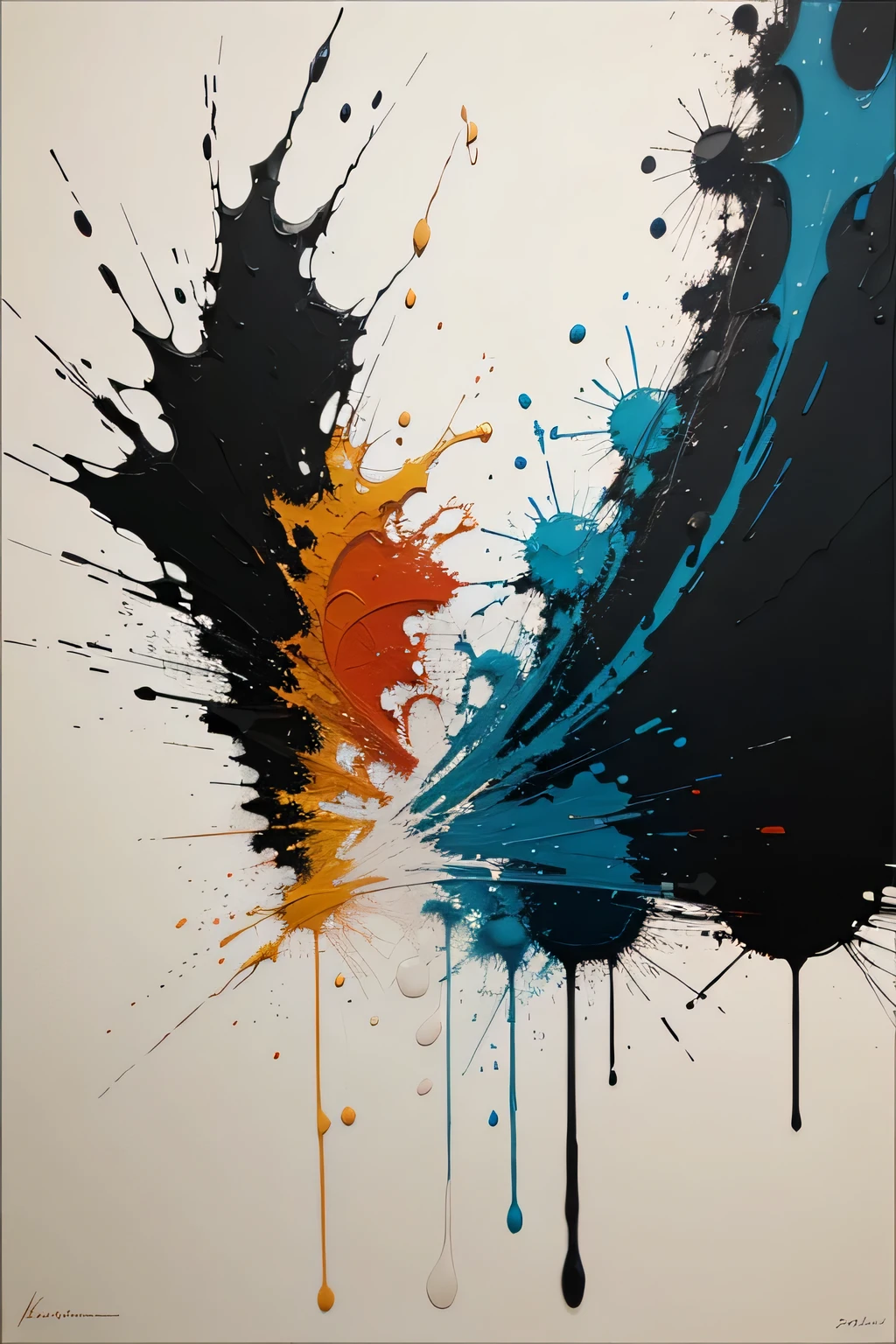 abstract, painting, splash art