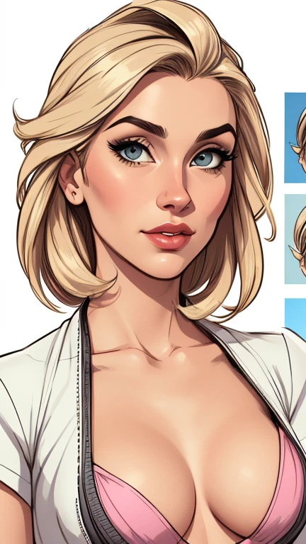 estilo de desenho animado:1.2), draw ART Artline fundo branco mulher Imagem de desenho animado de uma mulher , roupas sensuais , garota super valente destemida , cartoon style illustration, estilo de arte dos desenhos animados, estilo de arte dos desenhos animados, digital illustration style, design de personagens altamente detalhado, arte digital detalhada fofa, City fan art, design de personagem retrato, beautiful digital illustration, retrato de alta qualidade, arte em quadrinhos, retrato do design do personagem, white background Busty without clothes and medium breasts female character cast of friends aged 80'roupas e 80'penteado estilo cartoon fantasiada de Fallout 4 uniforme