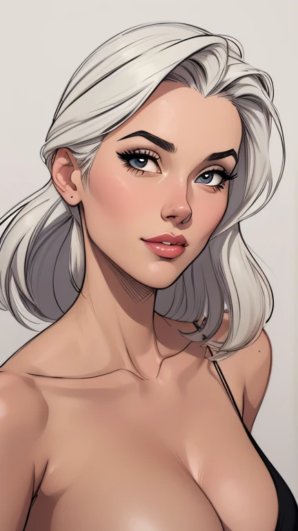 estilo de desenho animado:1.2), draw ART Artline fundo branco mulher Imagem de desenho animado de uma mulher , roupas sensuais , garota super valente destemida , cartoon style illustration, estilo de arte dos desenhos animados, estilo de arte dos desenhos animados, digital illustration style, design de personagens altamente detalhado, arte digital detalhada fofa, City fan art, design de personagem retrato, beautiful digital illustration, retrato de alta qualidade, arte em quadrinhos, retrato do design do personagem, white background Busty without clothes and medium breasts female character cast of friends aged 80'roupas e 80'penteado estilo cartoon fantasiada de Fallout 4 uniforme
