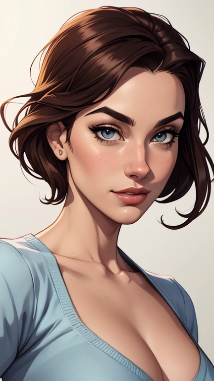 estilo de desenho animado:1.2), draw ART Artline fundo branco mulher Imagem de desenho animado de uma mulher , roupas sensuais , garota super valente destemida , cartoon style illustration, estilo de arte dos desenhos animados, estilo de arte dos desenhos animados, digital illustration style, design de personagens altamente detalhado, arte digital detalhada fofa, City fan art, design de personagem retrato, beautiful digital illustration, retrato de alta qualidade, arte em quadrinhos, retrato do design do personagem, white background Busty without clothes and medium breasts female character cartoon style dressed in Fallout 4 uniform