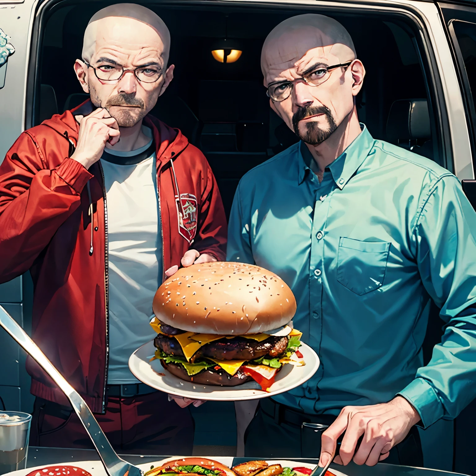 Make Walter White very angry because they ate his burger