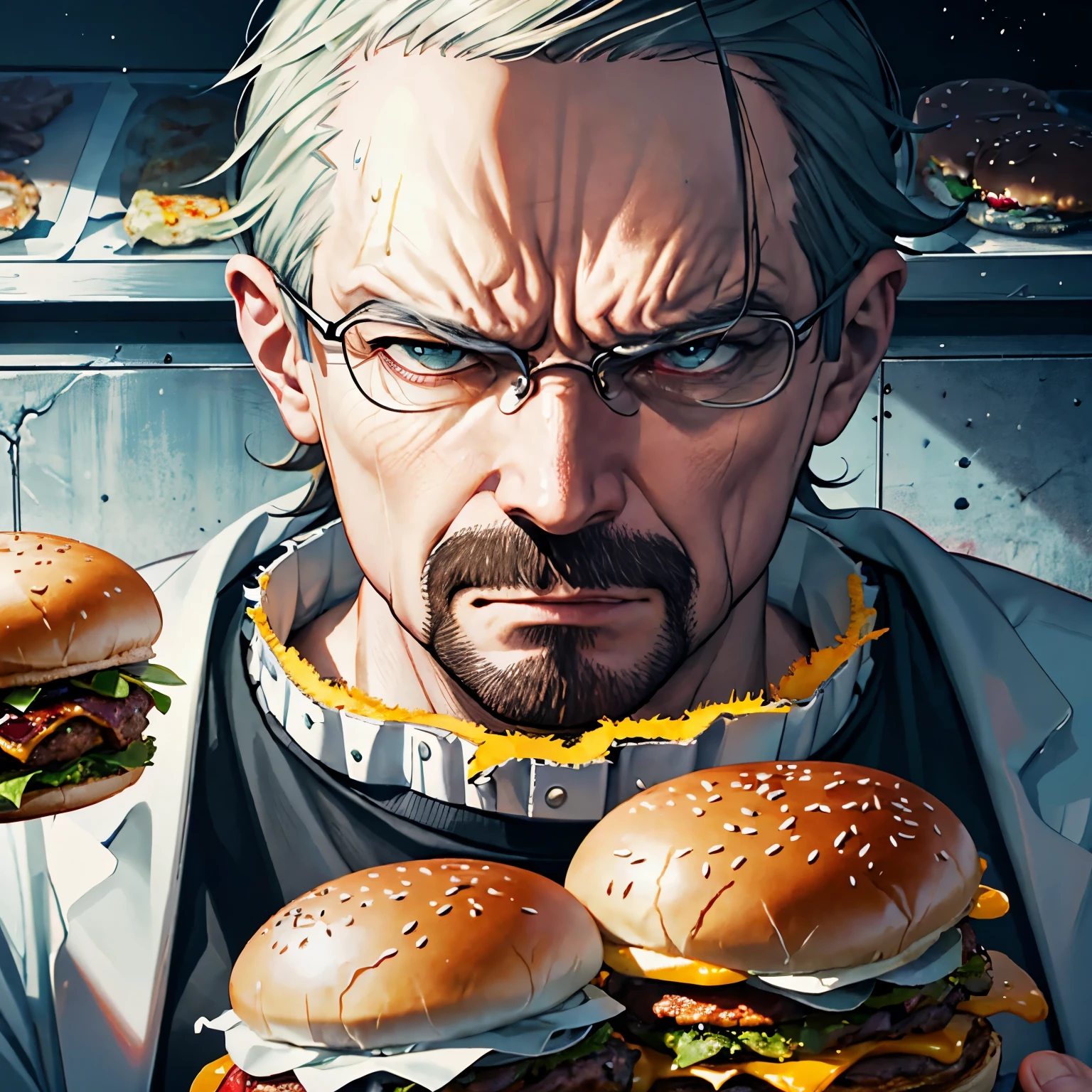 Make Walter White very angry because they ate his burger