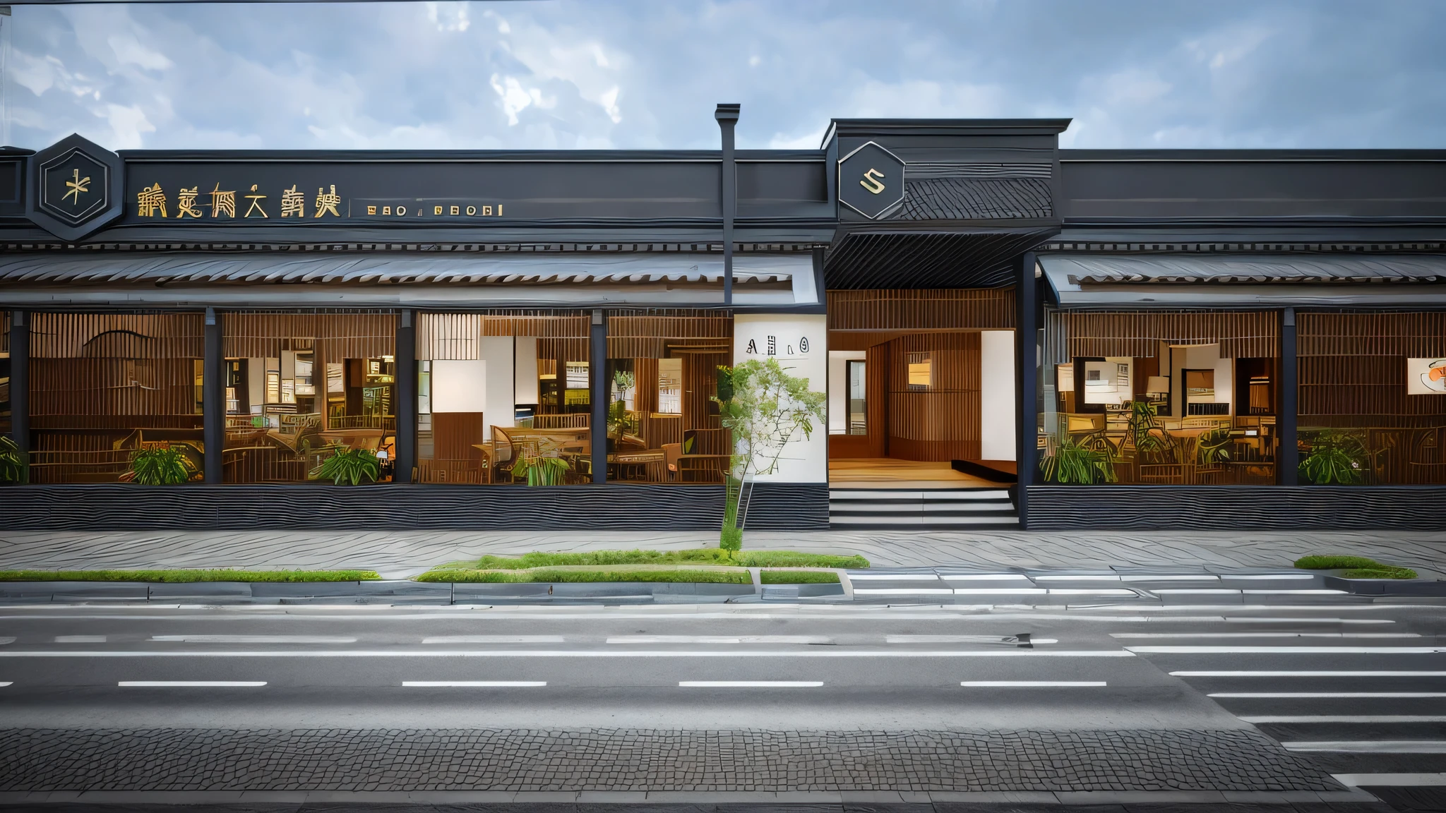 Taiwanese restaurant, clear image, modern style