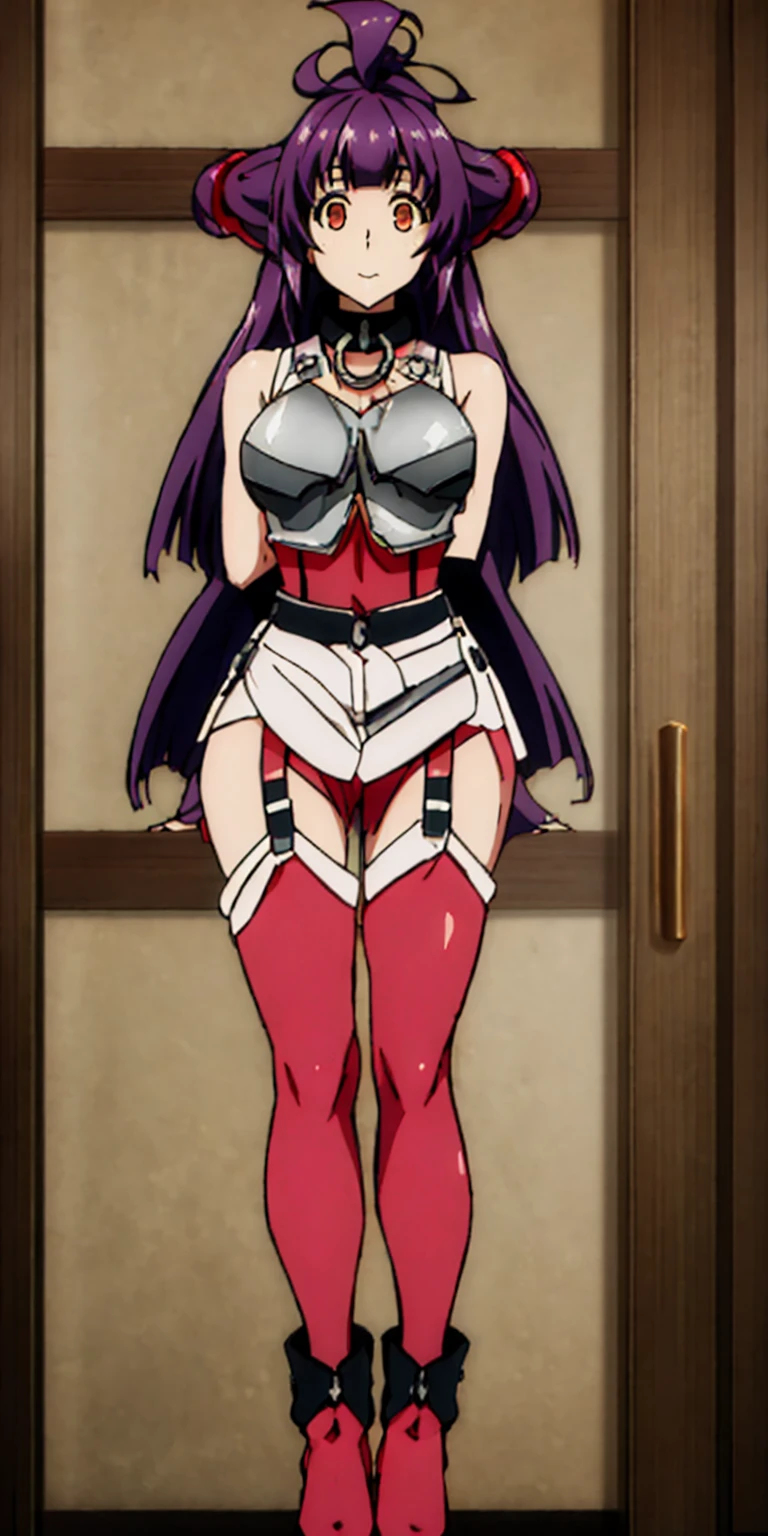 masterpiece, best quality, high quality, 1solo girl, long hair, full body, breastplate, looking at viewer