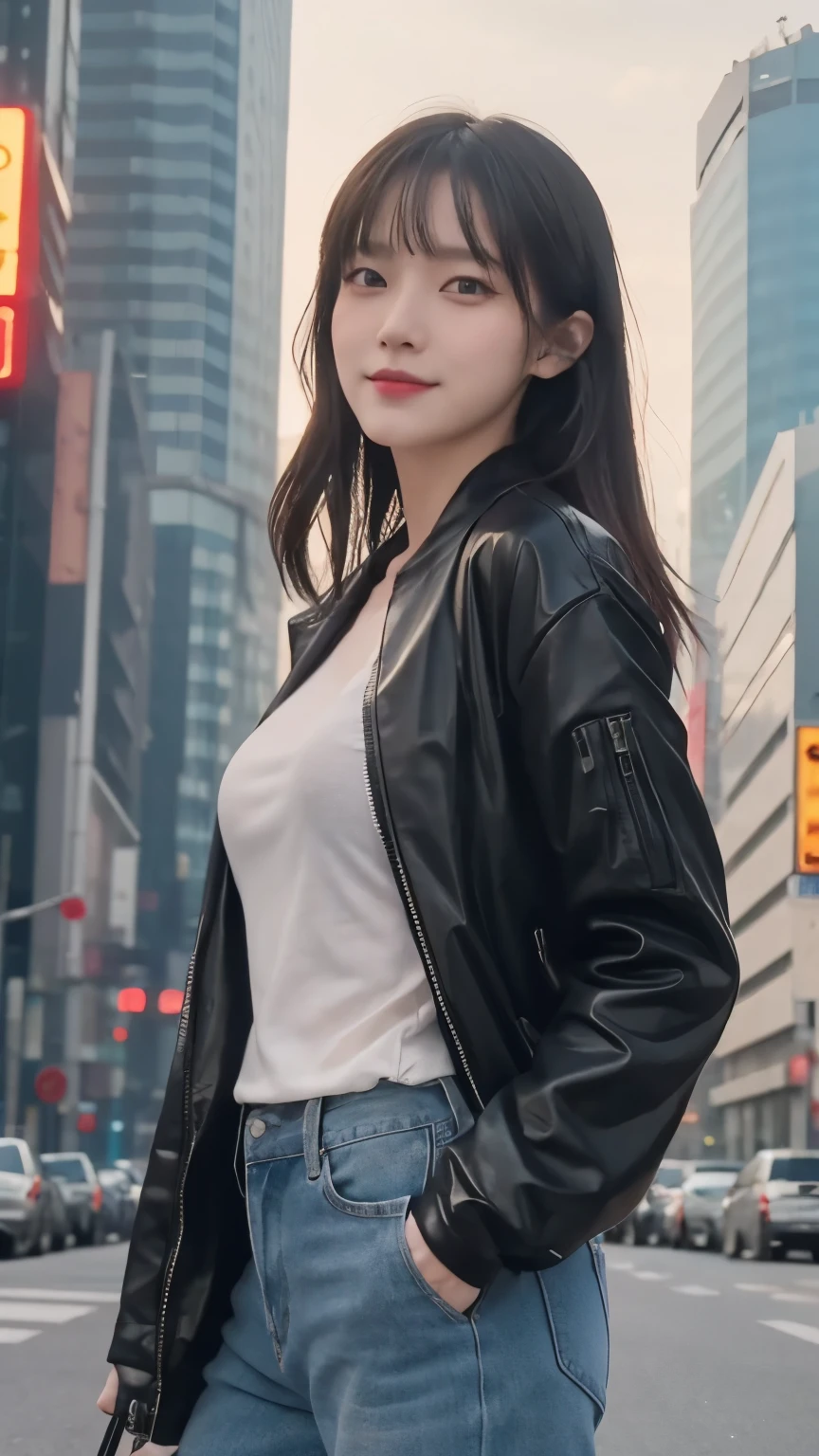 ((beautiful girl with cell phone in hand)) 4K 8K:: realistic::4 cyberpunk::1 --v 4 --quality 2  