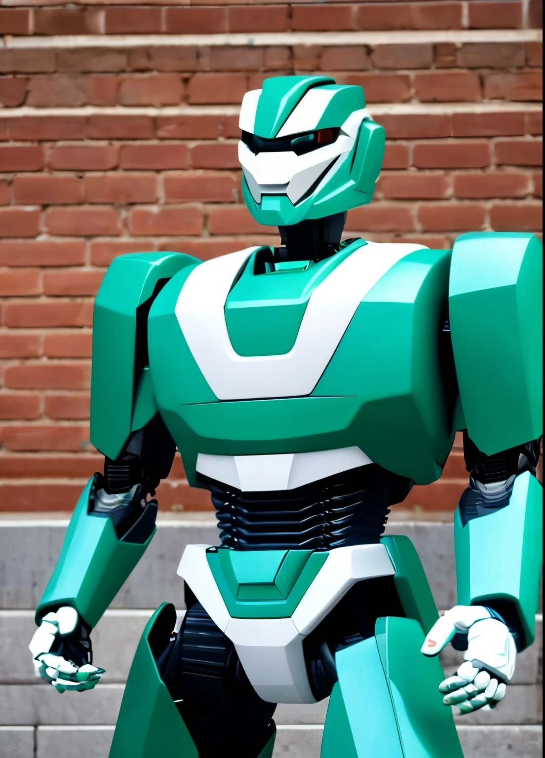 Roboto, Brasileiro, enferrujado, abandonado, cavaleiro,bem detalhado, Transformers,4k, usando as cores branco amarelo azul verde